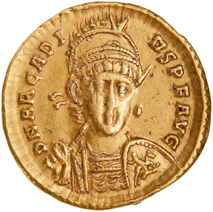 obverse RIC X Arcadius 23