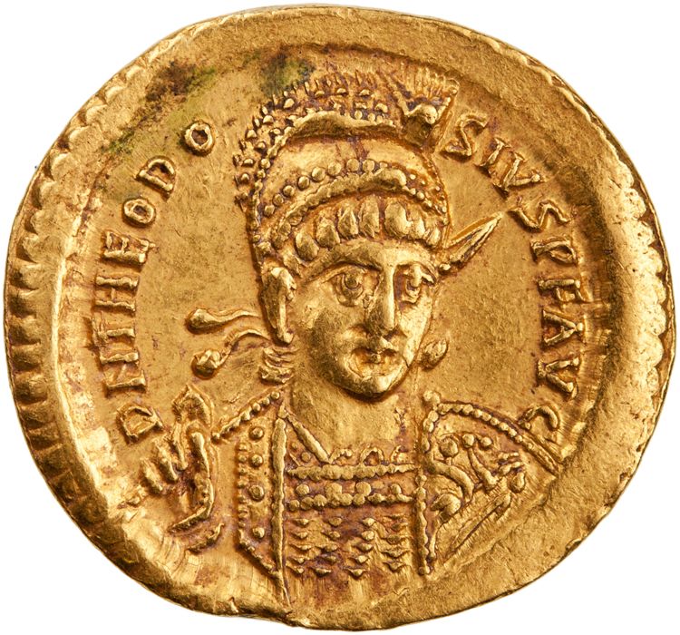 RIC X Theodosius II (East) 237, obverse, American Numismatic Society (ans)