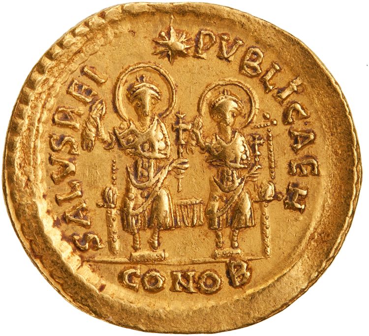 RIC X Theodosius II (East) 237, reverse, American Numismatic Society (ans)
