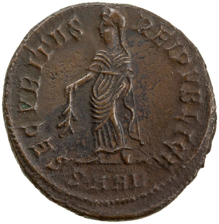 RIC VII Heraclea 79, реверс, American Numismatic Society (ans)