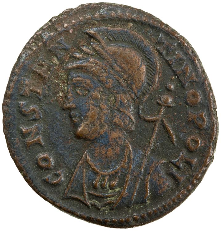 RIC VII Heraclea 120, obverse, American Numismatic Society (ans)