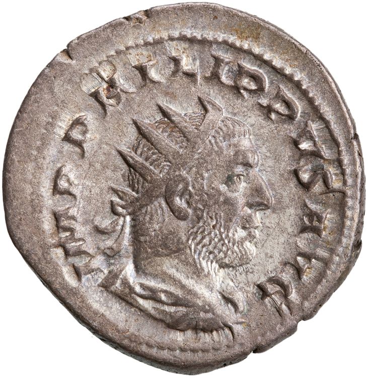 RIC IV Philip I 21, аверс, American Numismatic Society (ans)