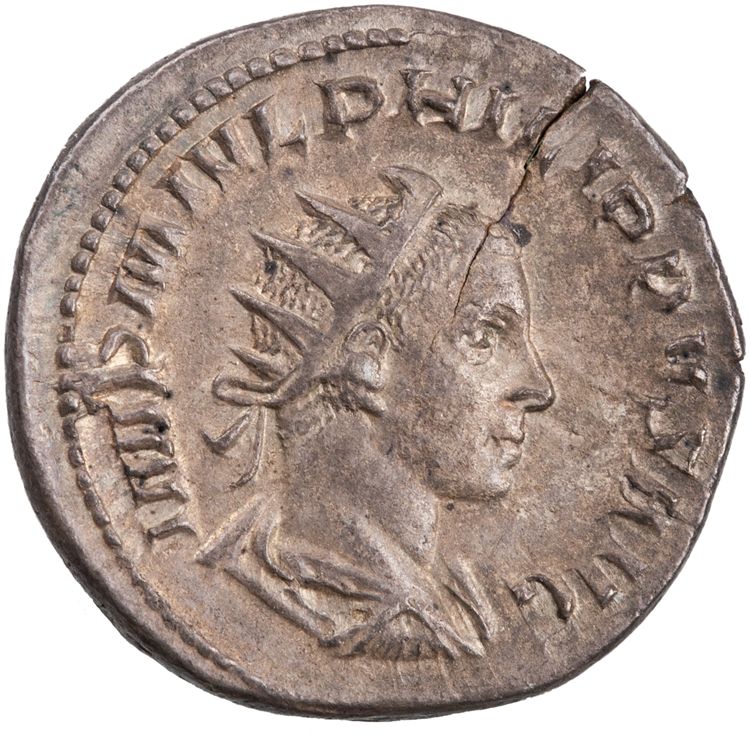 RIC IV Philip I 227, аверс, American Numismatic Society (ans)