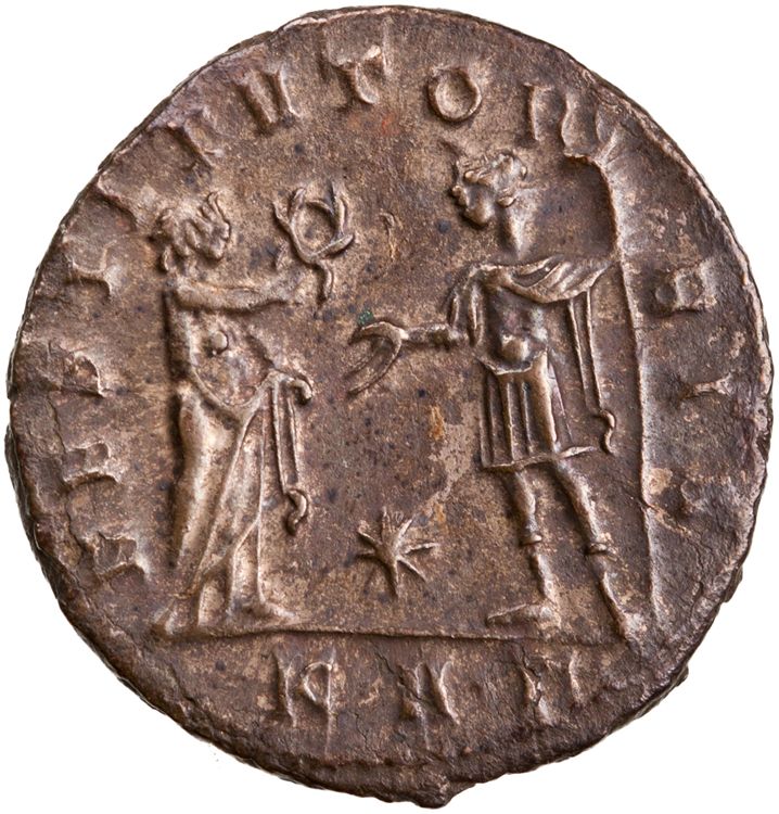реверс RIC V Aurelian 296