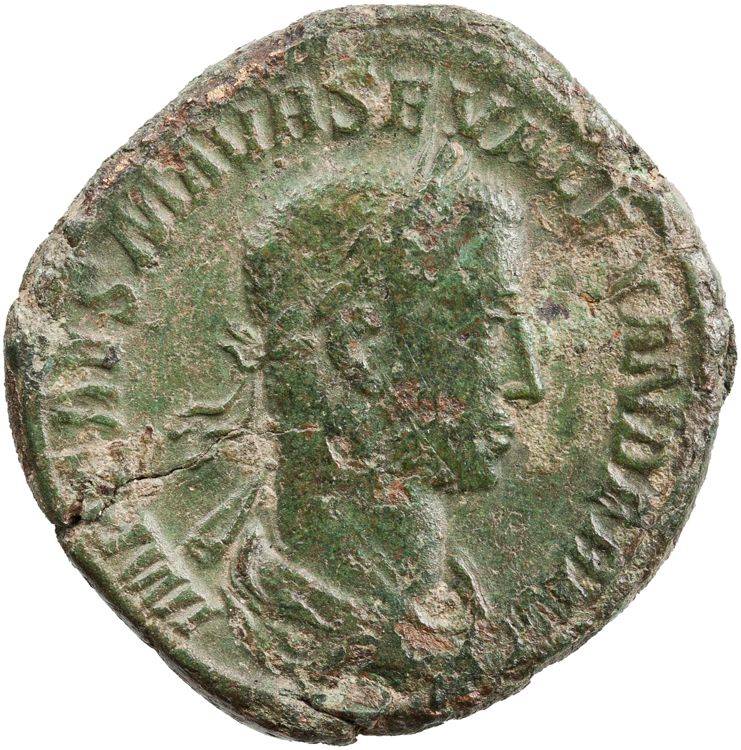 RIC IV Severus Alexander 484, аверс, American Numismatic Society (ans)
