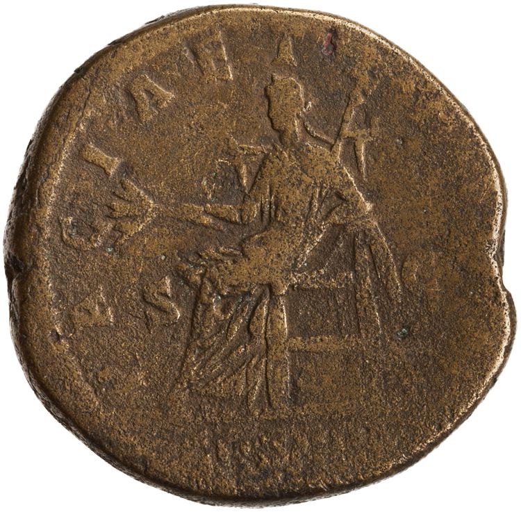 RIC III Commodus 548, reverse, American Numismatic Society (ans)