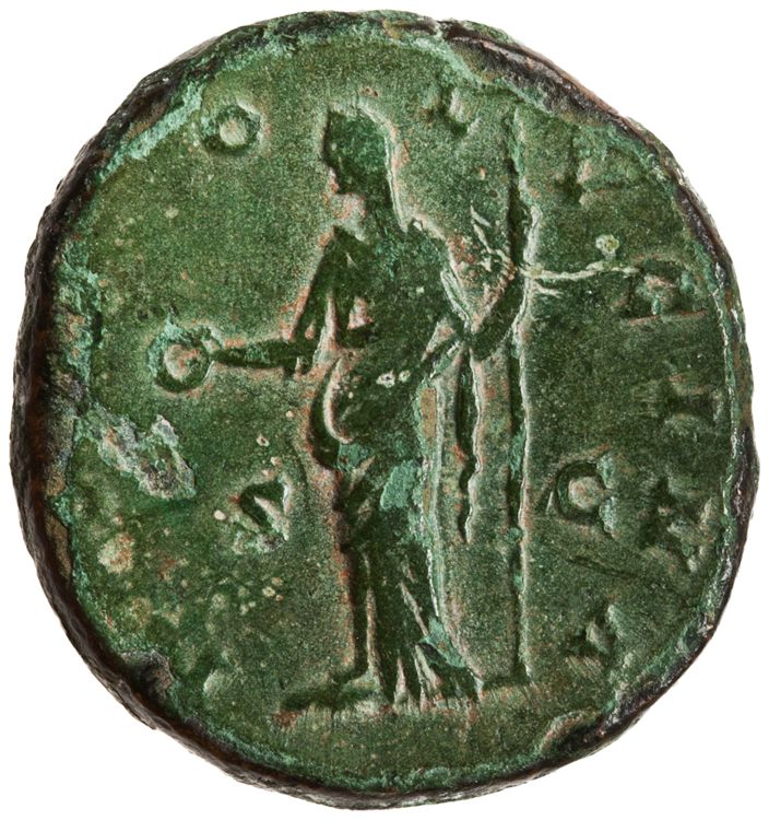 RIC III Commodus 680 (as), реверс, American Numismatic Society (ans)