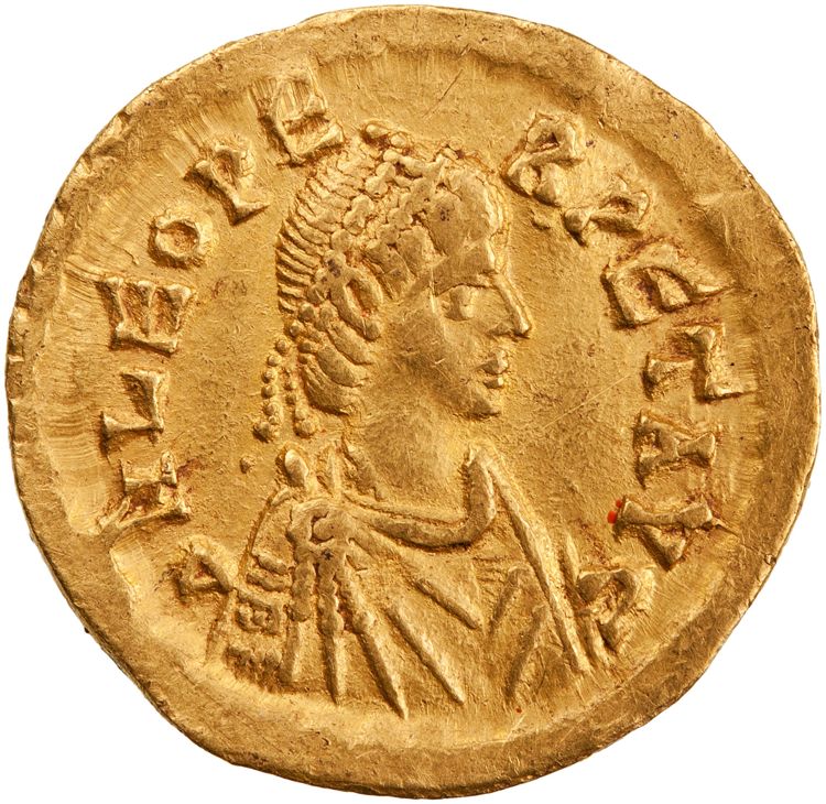 RIC X Leo I (East) 608, obverse, American Numismatic Society (ans)