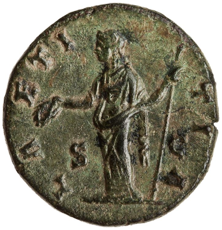 реверс RIC III Marcus Aurelius 1655