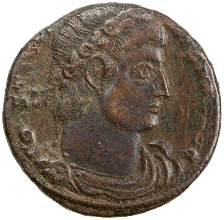 RIC VII Siscia 215, obverse, American Numismatic Society (ans)