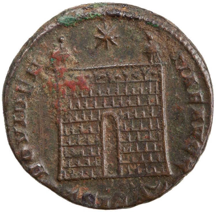 RIC VII Siscia 215, reverse, American Numismatic Society (ans)