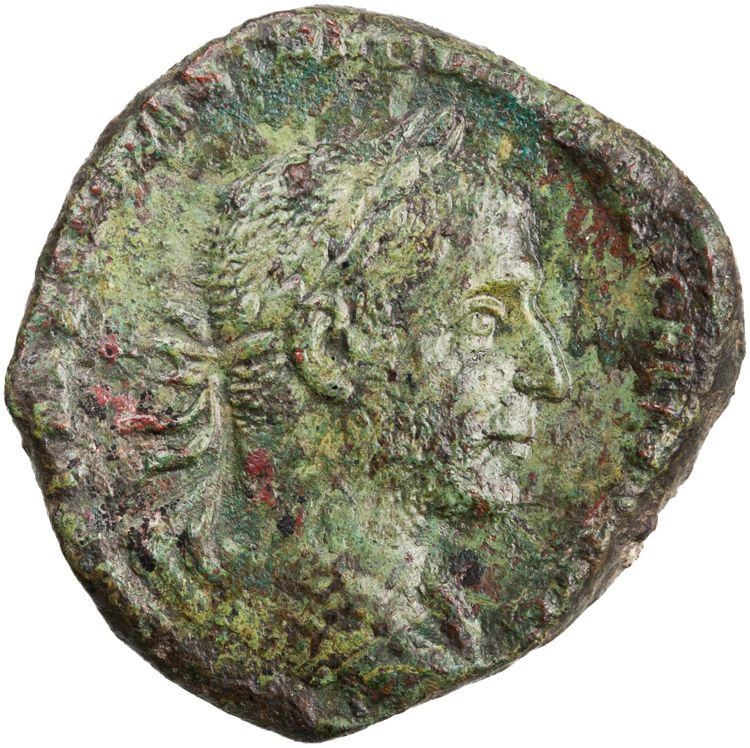 RIC IV Trebonianus Gallus 110A, obverse, American Numismatic Society (ans)
