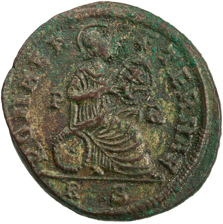 RIC VII Rome 147, reverse, American Numismatic Society (ans)