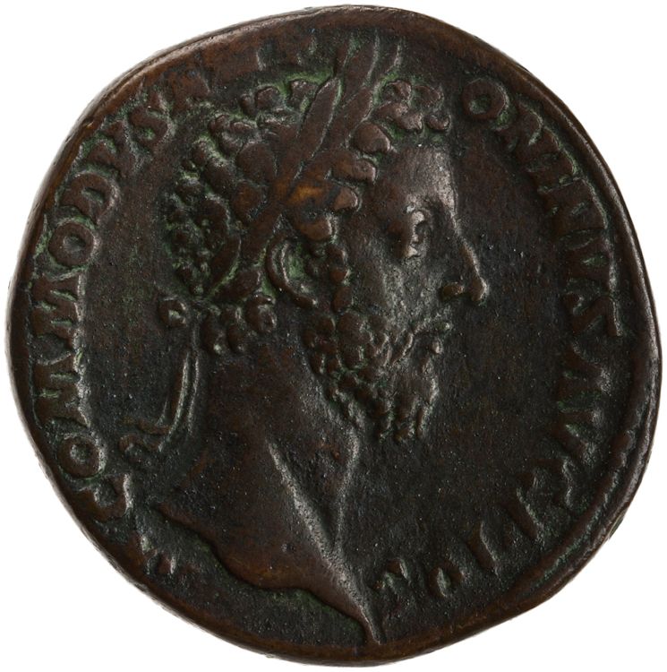 obverse RIC III Commodus 376c