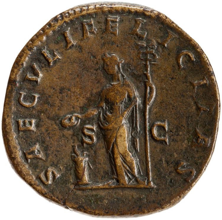 RIC IV Caracalla 590, реверс, American Numismatic Society (ans)