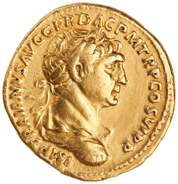 RIC II Trajan 257, аверс, American Numismatic Society (ans)