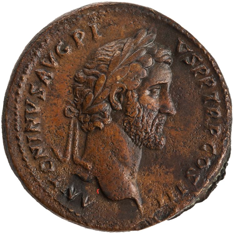 RIC III Antoninus Pius 605a, аверс, American Numismatic Society (ans)