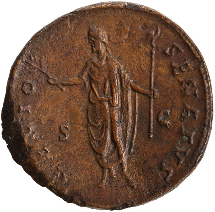 RIC III Antoninus Pius 605a, реверс, American Numismatic Society (ans)
