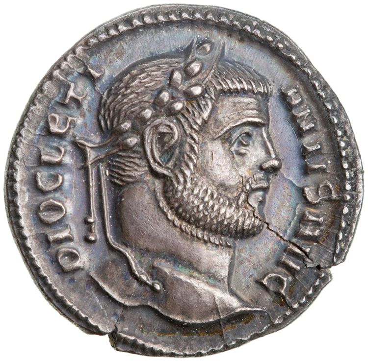 RIC VI Siscia 32a, аверс, American Numismatic Society (ans)