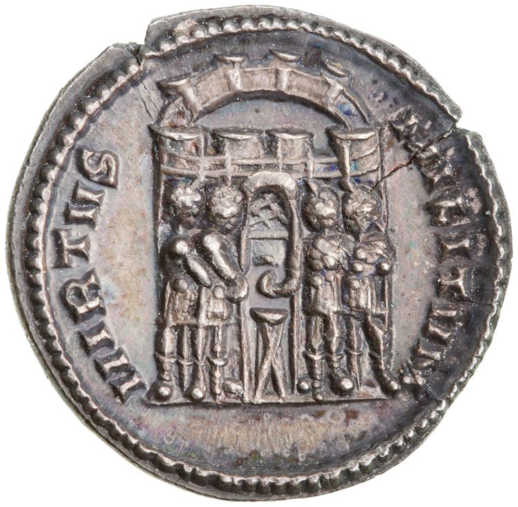 RIC VI Siscia 32a, реверс, American Numismatic Society (ans)