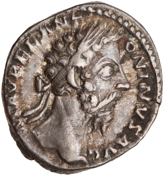 RIC III Marcus Aurelius 406, аверс, American Numismatic Society (ans)