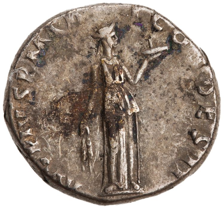 RIC III Antoninus Pius 12a, реверс, American Numismatic Society (ans)