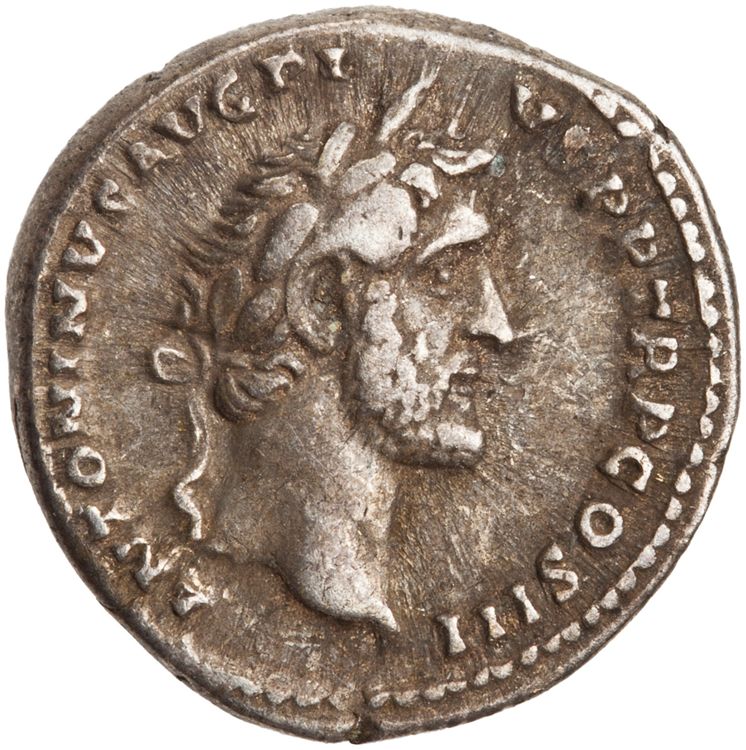 RIC III Antoninus Pius 63Bc, аверс, American Numismatic Society (ans)