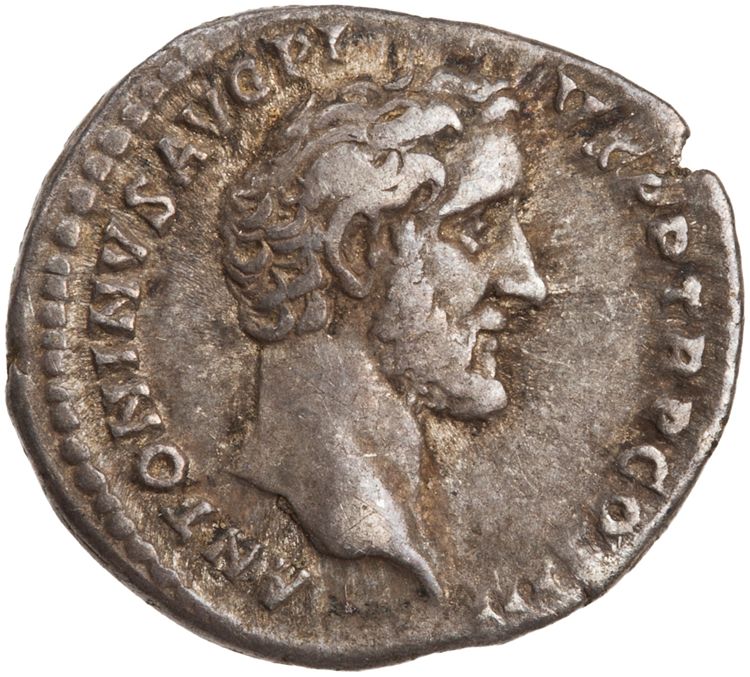 RIC III Antoninus Pius 69a, аверс, American Numismatic Society (ans)