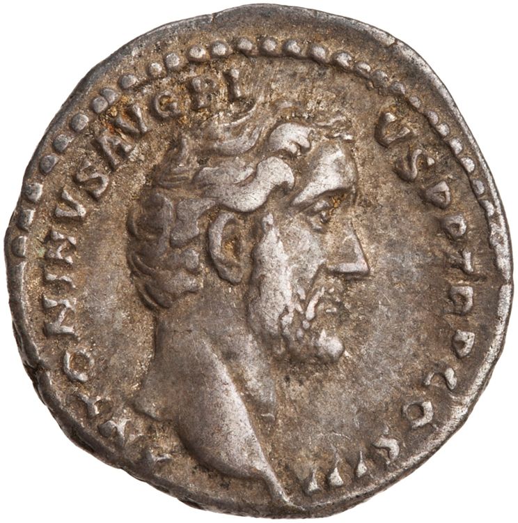RIC III Antoninus Pius 69a, аверс, American Numismatic Society (ans)