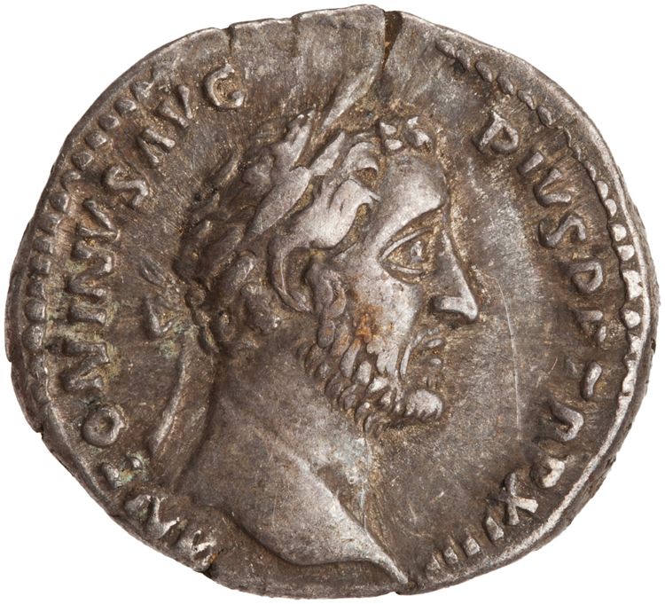 RIC III Antoninus Pius 196, аверс, American Numismatic Society (ans)
