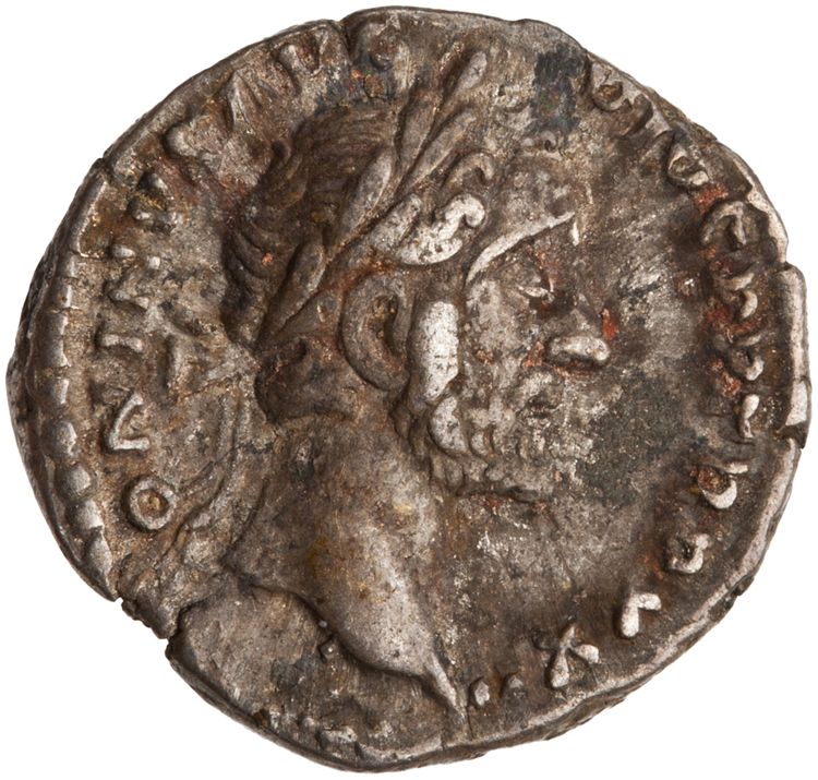 RIC III Antoninus Pius 286A (denarius), аверс, American Numismatic Society (ans)