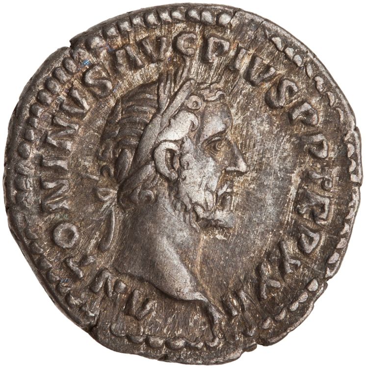 RIC III Antoninus Pius 300A, аверс, American Numismatic Society (ans)