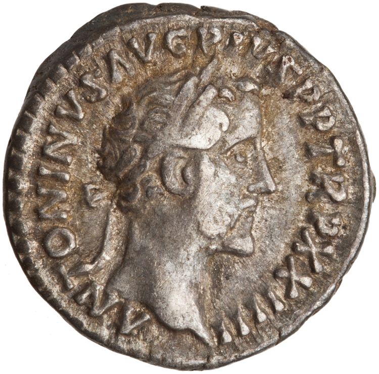 RIC III Antoninus Pius 308, аверс, American Numismatic Society (ans)