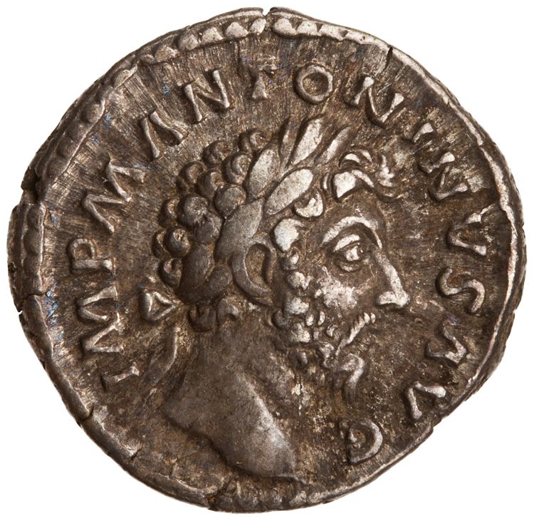 RIC III Marcus Aurelius 73, obverse, American Numismatic Society (ans)