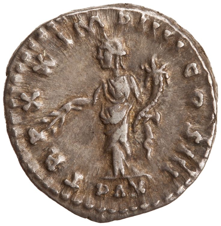 RIC III Marcus Aurelius 164, реверс, American Numismatic Society (ans)