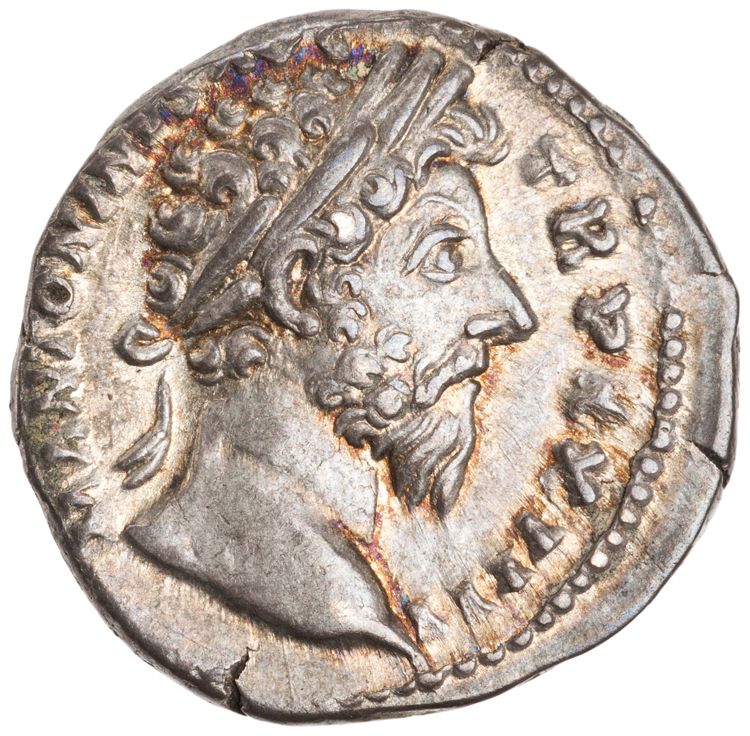RIC III Marcus Aurelius 221, аверс, American Numismatic Society (ans)