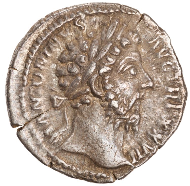 RIC III Marcus Aurelius 280, obverse, American Numismatic Society (ans)