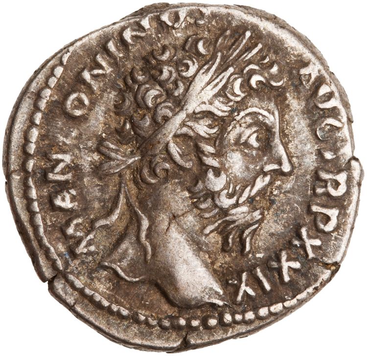 RIC III Marcus Aurelius 312, аверс, American Numismatic Society (ans)