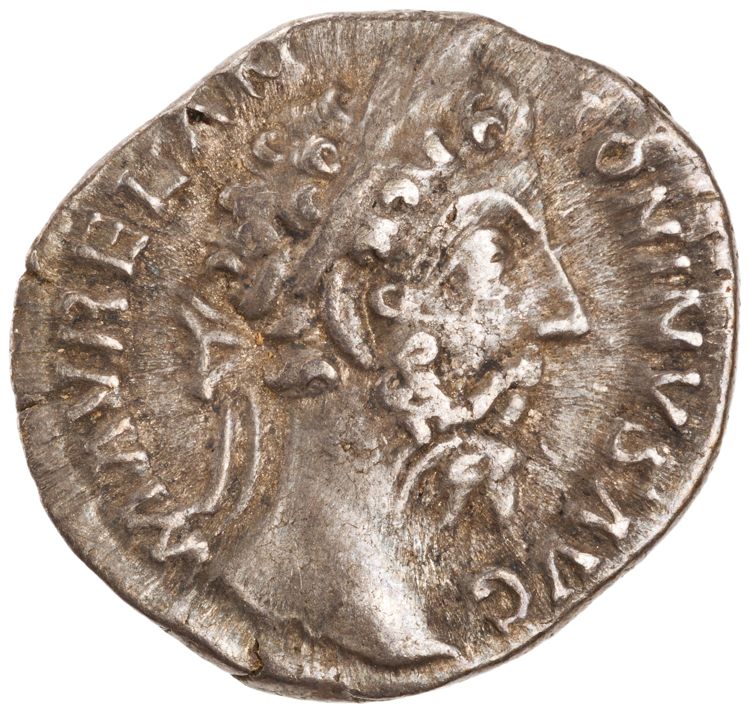 RIC III Marcus Aurelius 423, obverse, American Numismatic Society (ans)