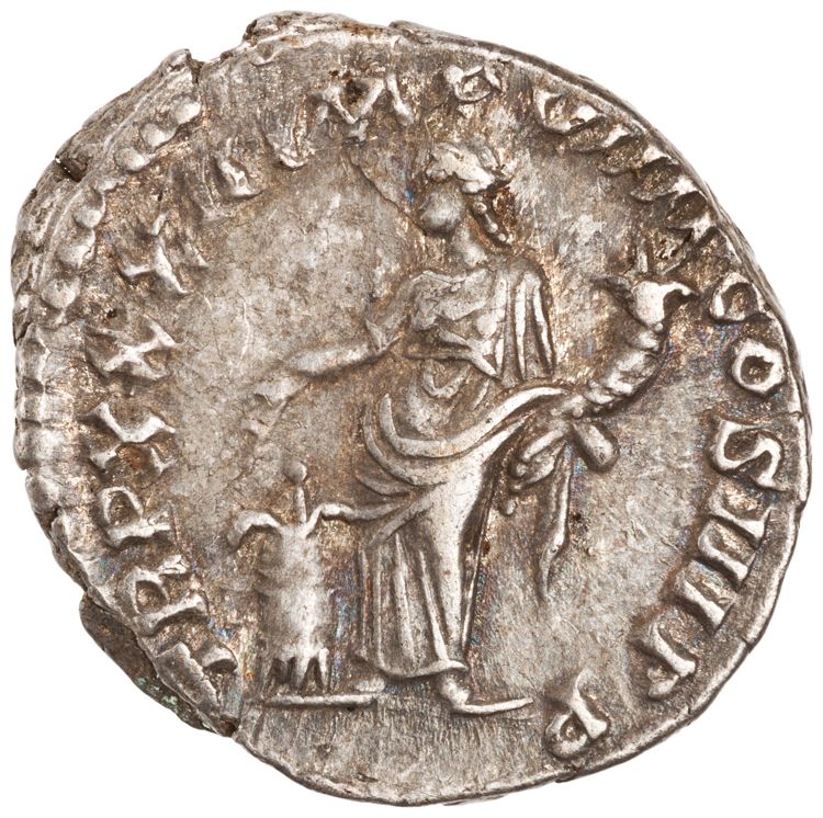 реверс RIC III Marcus Aurelius 390