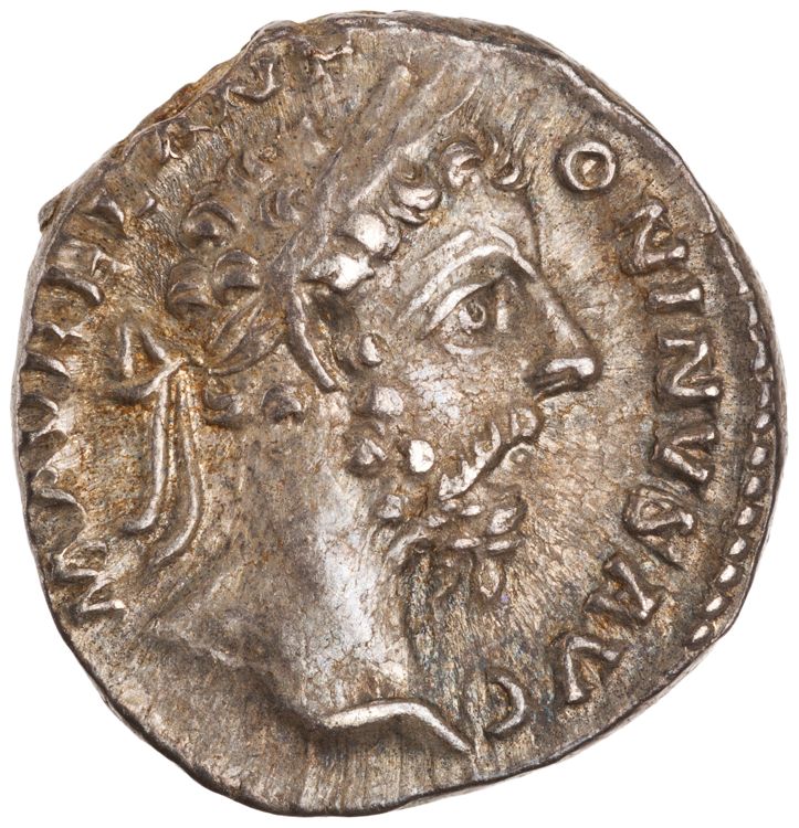 RIC III Marcus Aurelius 406, аверс, American Numismatic Society (ans)