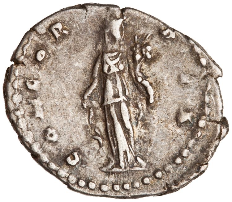 RIC III Antoninus Pius 500Bb, реверс, American Numismatic Society (ans)