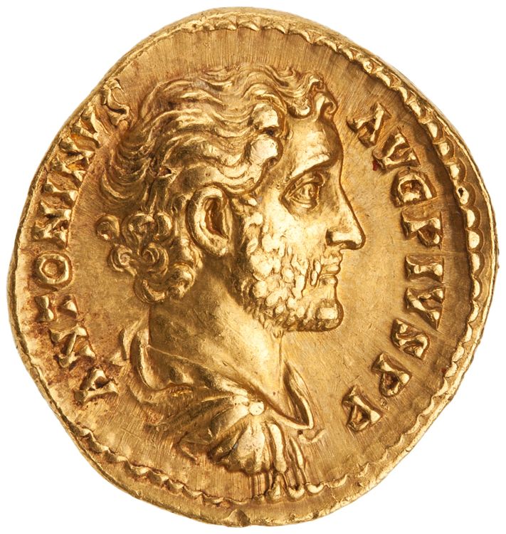 RIC III Antoninus Pius 120, аверс, American Numismatic Society (ans)
