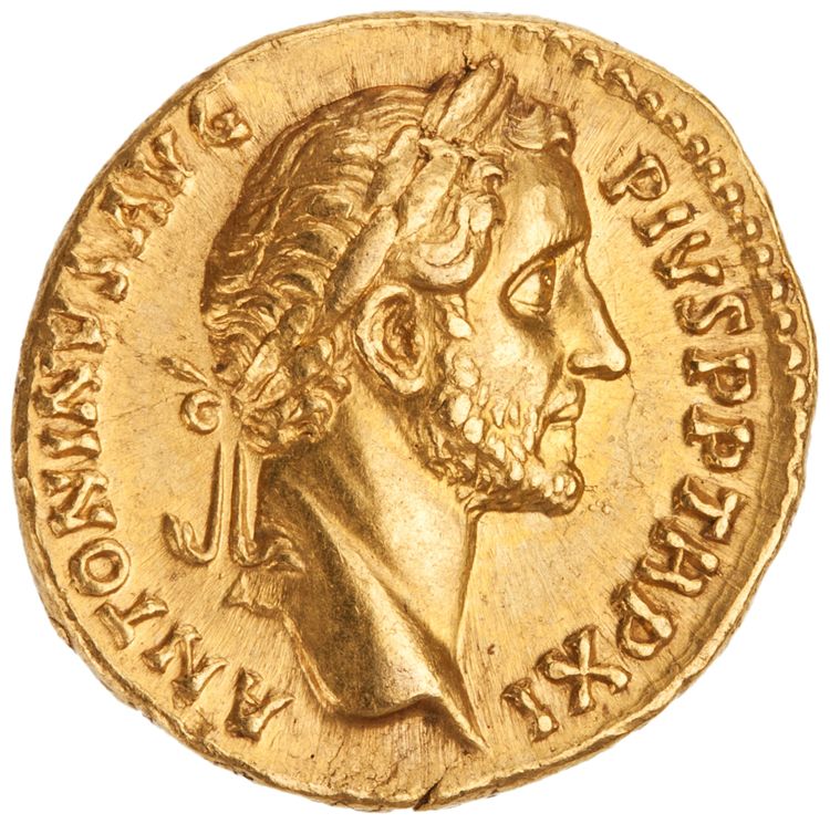 RIC III Antoninus Pius 170A, аверс, American Numismatic Society (ans)
