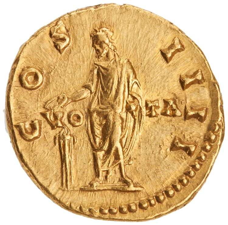 RIC III Antoninus Pius 170A, реверс, American Numismatic Society (ans)