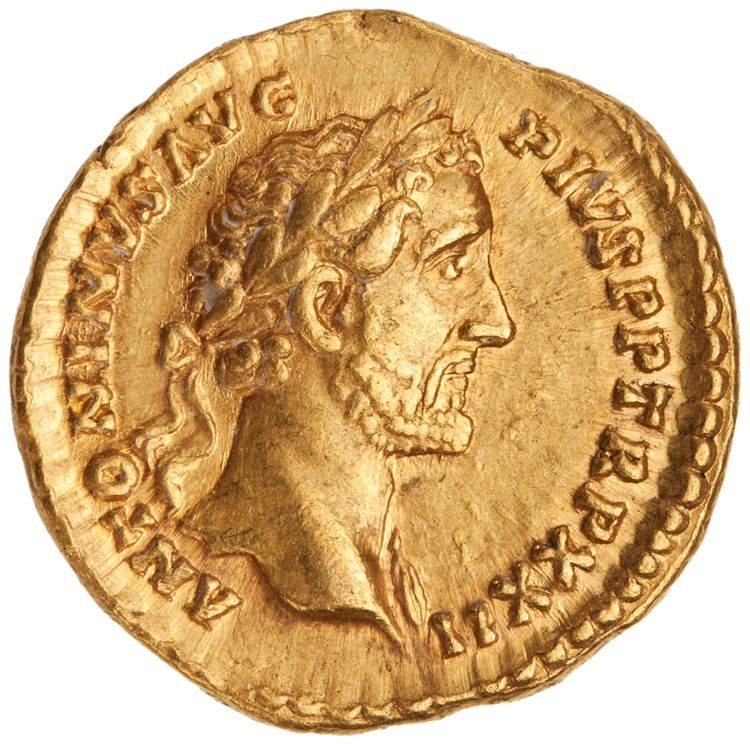 obverse RIC III Antoninus Pius 291A