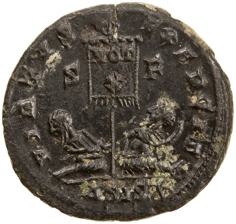 RIC VII Siscia 115, reverse, American Numismatic Society (ans)