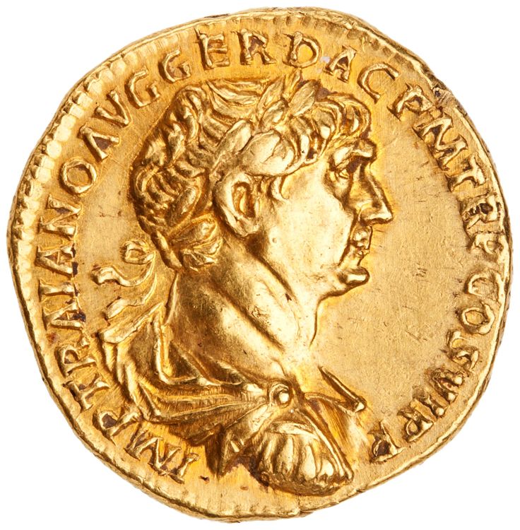 аверс RIC II Trajan 278 (aureus)