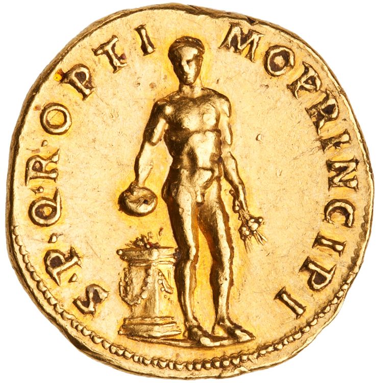 реверс RIC II Trajan 278 (aureus)