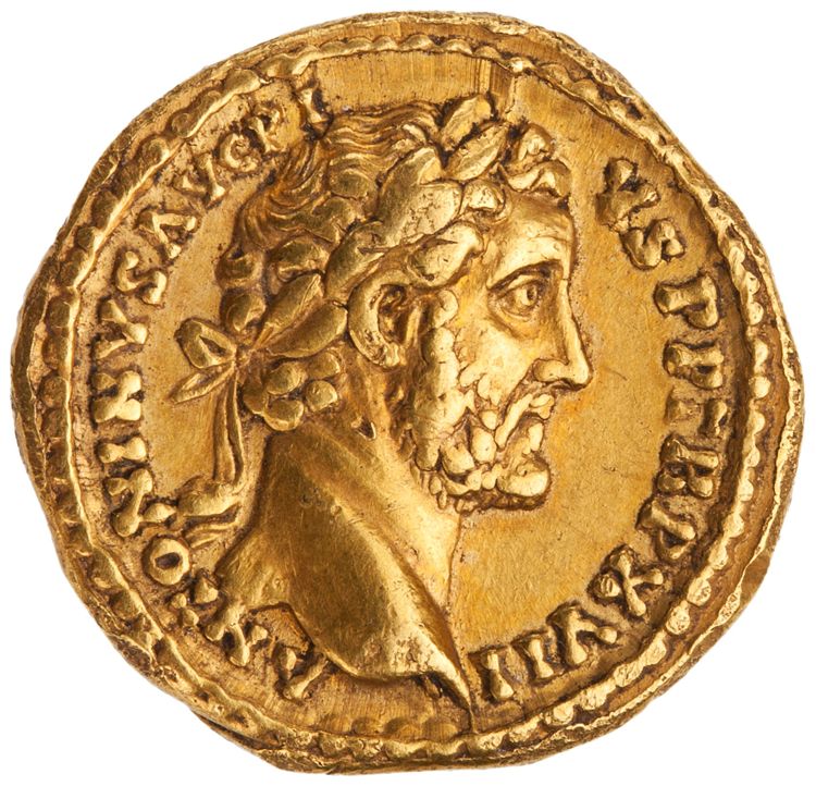RIC III Antoninus Pius 233B, аверс, American Numismatic Society (ans)
